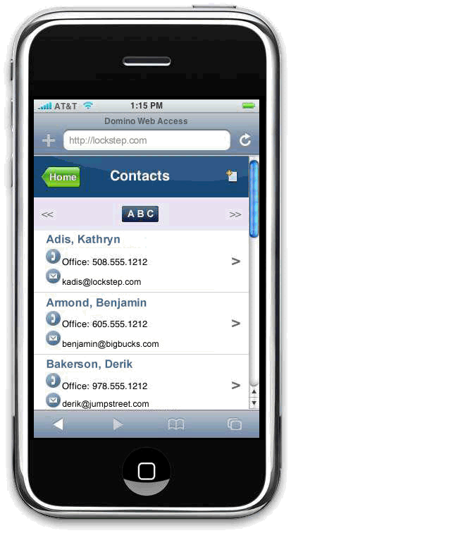 Image:Lotus Notes Mail e Iphone