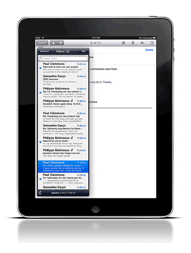 Image:Lotus Notes Traveler è ora supportato ufficialmente su iPad