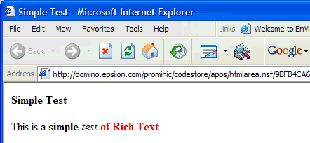 Image:Editor Rich Text in un browser