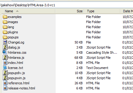 Image:Editor Rich Text in un browser