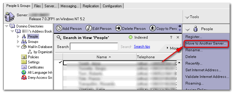 Image:Spostare il Database di posta....Sullo stesso Server.