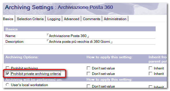 Image:Archiviazione della Posta in Domino: Ecco come si Configura