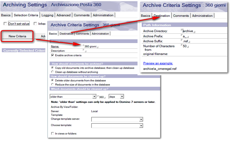 Image:Archiviazione della Posta in Domino: Ecco come si Configura