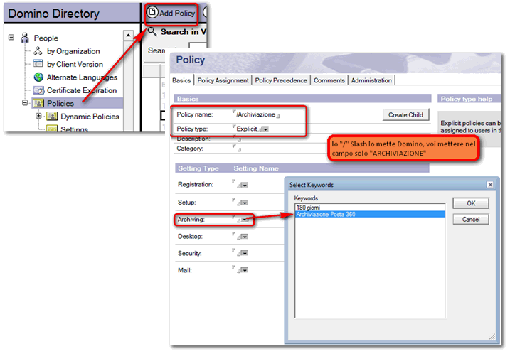 Image:Archiviazione della Posta in Domino: Ecco come si Configura