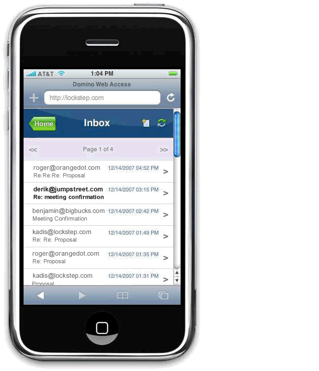 Image:Lotus Notes Mail e Iphone