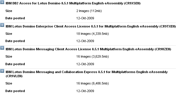 Image:Disponibili Notes e Domino 8.5.1