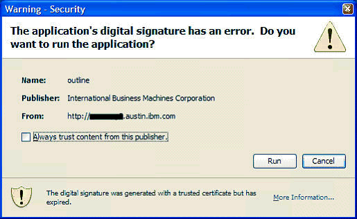 Image:Importante: scadono i certificati delle applet di Domino, Sametime e Quickr