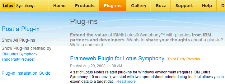Image:italiano il primo plugin Symphony di terze parti
