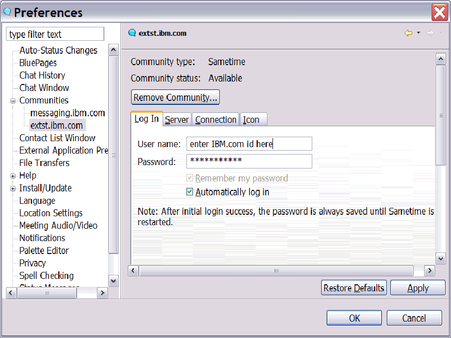 Image:Lo sapevate che potete chattare con le persone IBM usando Sametime 7.5?