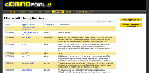 Image:closed beta: Il catalogo delle soluzioni