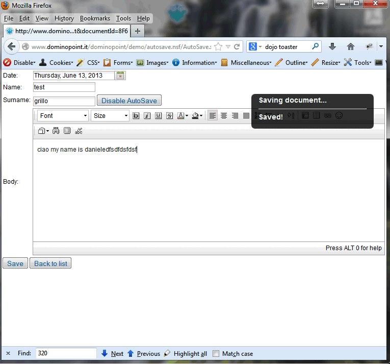 Image:Come realizzare un Autosave Ajax nelle XPages