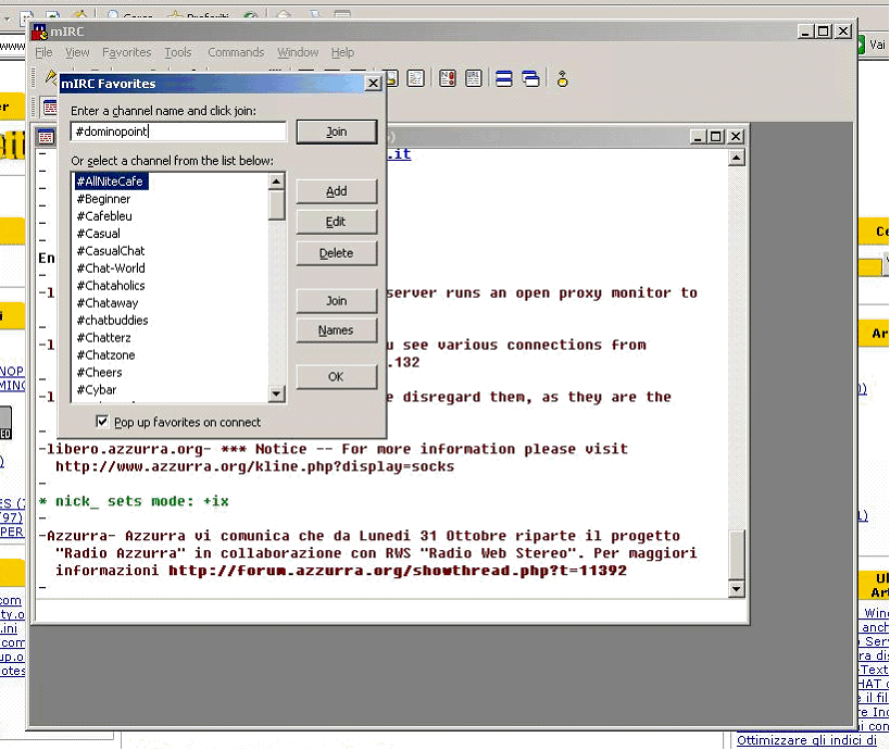 Image:Configurazione di MIRC per accedere alla chat di dominopoint