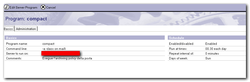 Image:Creazione archivi server side DAOS enable