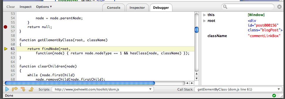 Image:FireBug - Finalmente il primo debugger Javascript