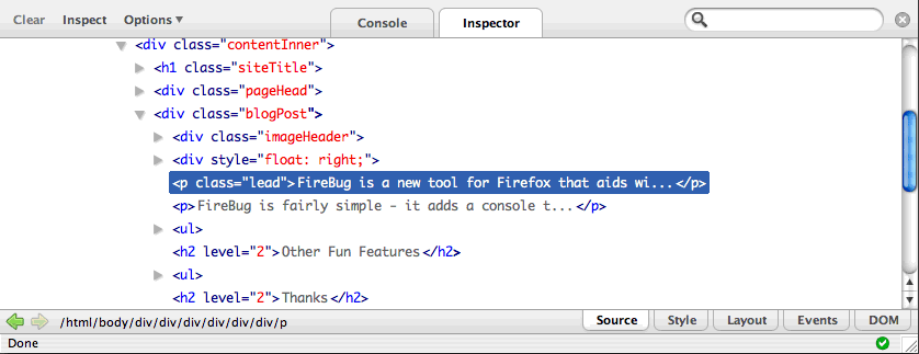 Image:FireBug - Finalmente il primo debugger Javascript