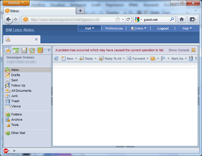 Image:Fix per iNotes webmail con Firefox 4