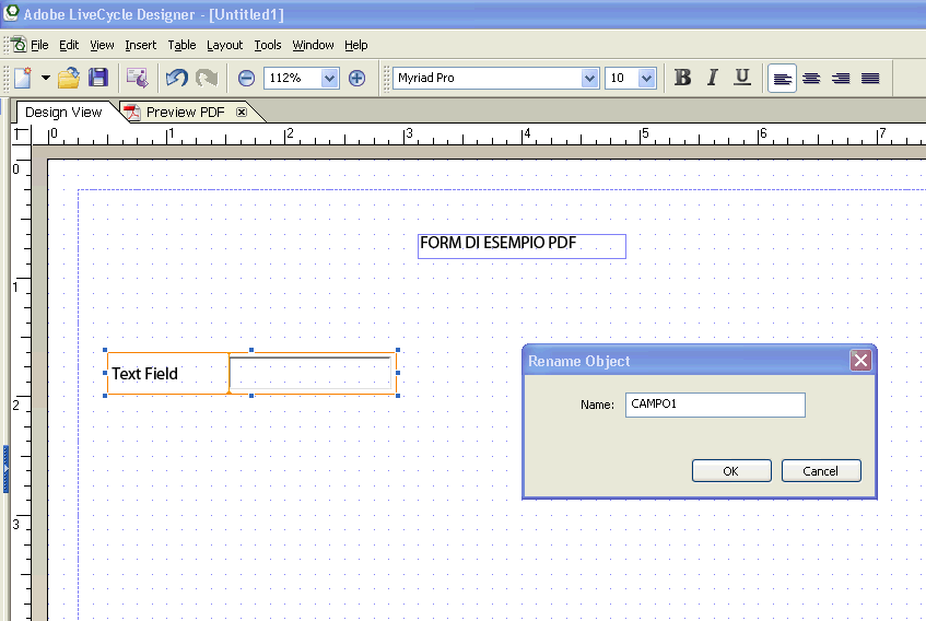 Image:Compilare Al Volo Moduli PDF con Domino Web