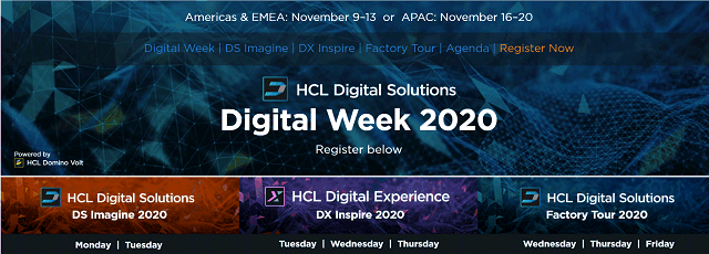 Image:HCL Digital Week dal 16 al 20 Novembre