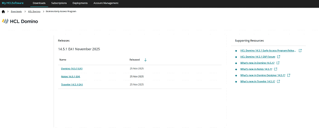 Image:HCL Notes/Domino 2026: prime anticipazioni e Early Access Program