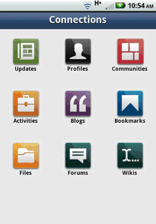 Image:IBM Connections: client mobile disponibile per Android, Blackberry e iOS