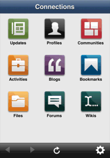 Image:IBM Connections: client mobile disponibile per Android, Blackberry e iOS