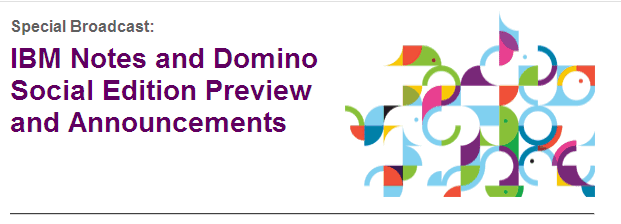 Image:Webcast novità IBM Notes Domino Social Edition - 13 Novembre 2012 ore 16.00