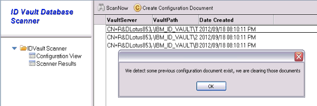Image:IDVault scanner database, tool per il report delle ID
