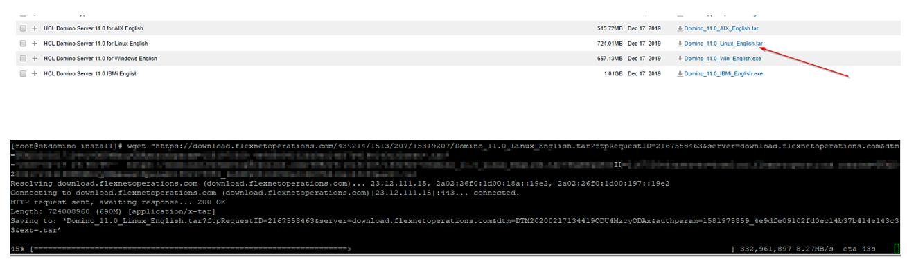 Image:Installare Sametime 11 su CentOS - Prima parte
