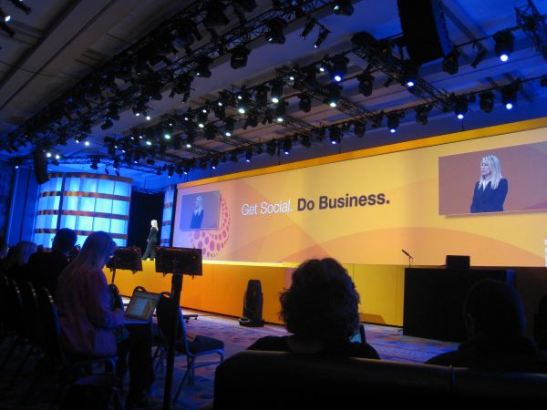 Image:live blogging dal keynote The Future of Social Business a Lotusphere 2011