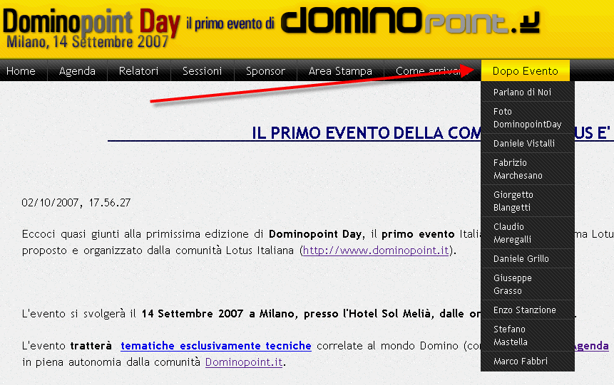 Image:Dominopoint Day : Foto + Presentazioni etc..