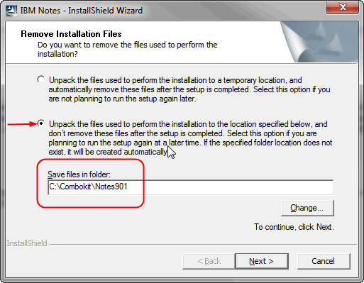 Image:(REPOST) Combining IBM Notes 9.0.1 and IBM Sametime 9.0 into a single install kit