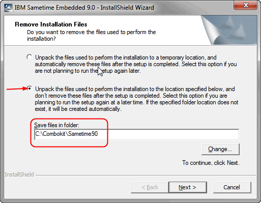 Image:(REPOST) Combining IBM Notes 9.0.1 and IBM Sametime 9.0 into a single install kit