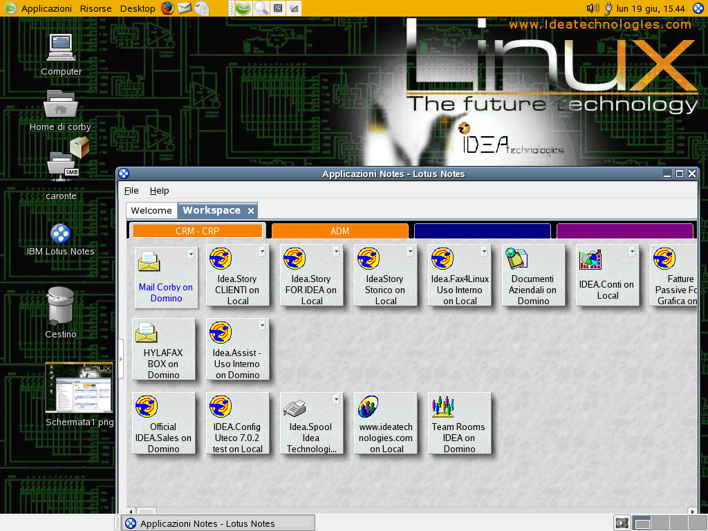 Image:Recensione Ufficiale Lotus Notes su Linux