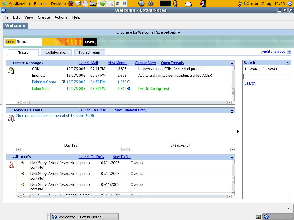 Image:Recensione Ufficiale Lotus Notes su Linux