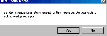 Image:Return Receipt Notes e iNotes 9 Social Edition - ora la gestione della ricevuta di ritorno è nativa