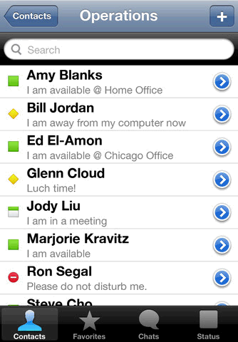 Image:Rilasciato IBM Sametime per iOS