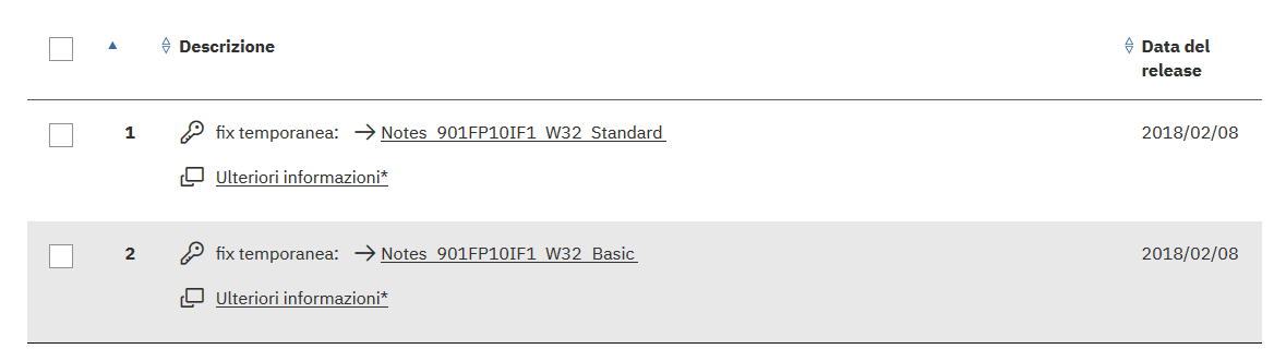Image:Rilasciato Interim Fix 1 della  Feature Pack 10 per IBM Domino e Notes 9.0.1