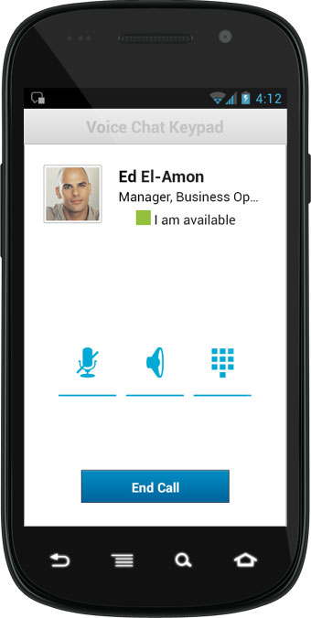 Image:Sametime 9 Chat App for Android