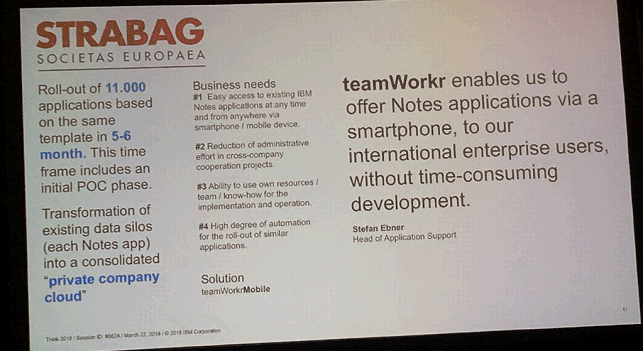 Image:sintesi di IBM Thinks 2018 #welovedomino #domino2025