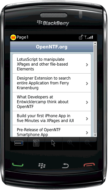 Image:Supporto Blackberry in arrivo per XPages Mobile Controls