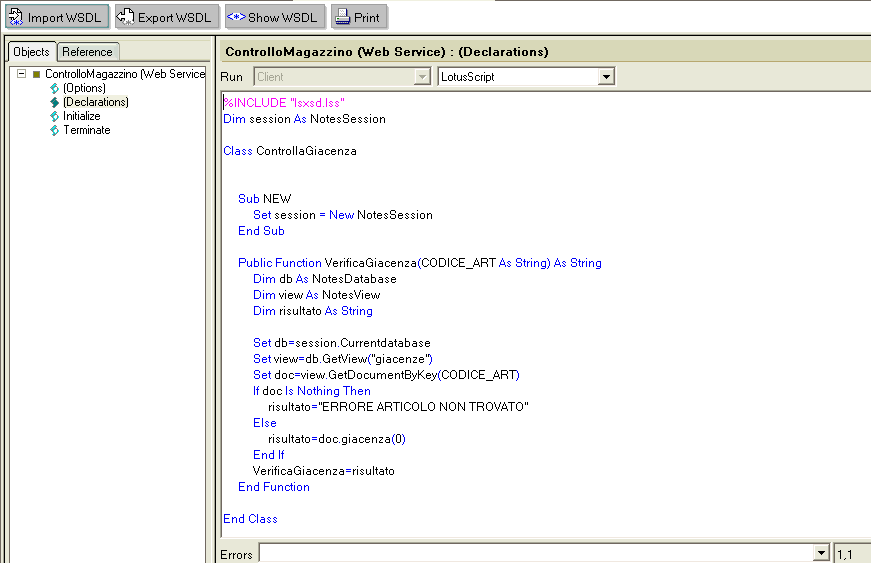 Image:WebServices in Domino...seconda parte