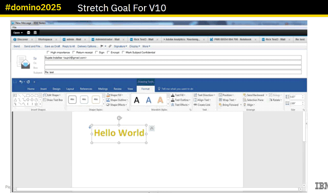 Image:webcast notes e domino V10 - riassunto #welovedomino #domino2025
