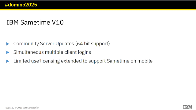Image:webcast notes e domino V10 - riassunto #welovedomino #domino2025