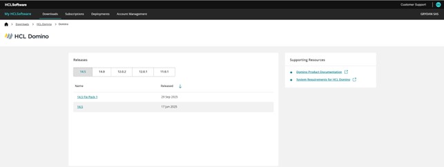 Image:È uscito il Fix Pack 1 per HCL Notes/Domino 14.5